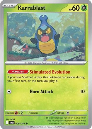 Karrablast 009/086  SV Black Bolt - Common