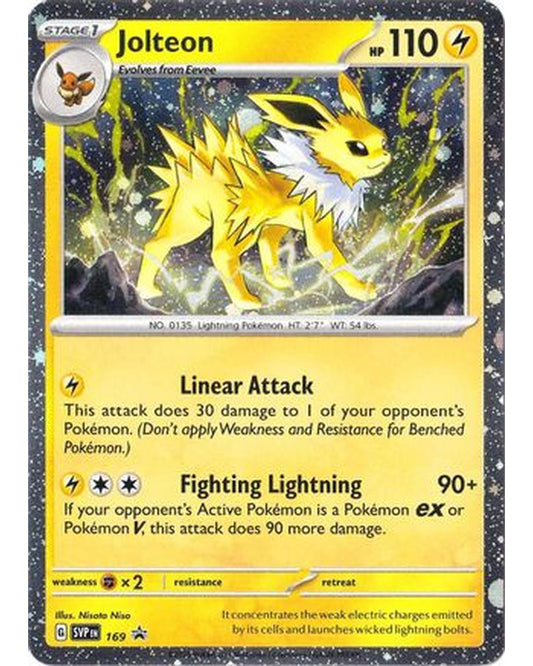 Jolteon 169  - Holofoil SV Scarlet & Violet Promo Cards - Rare