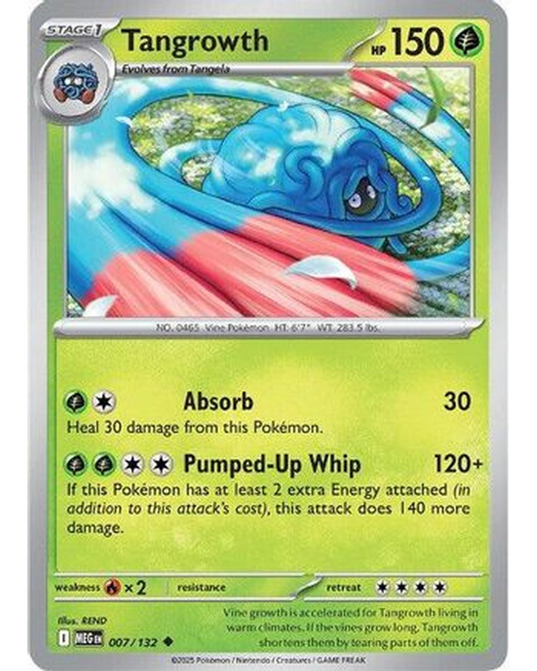 Tangrowth 007/132  ME01 Mega Evolution - Uncommon