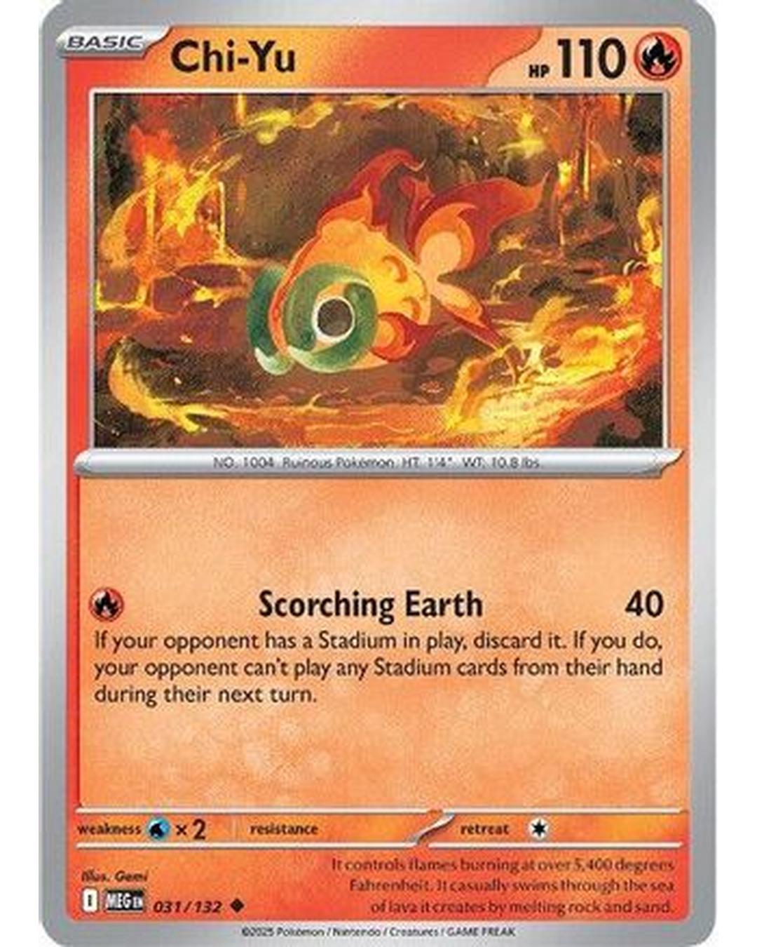 Chi-Yu 031/132  ME01 Mega Evolution - Uncommon