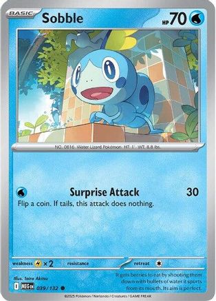 Sobble 039  ME01 Mega Evolution - Common