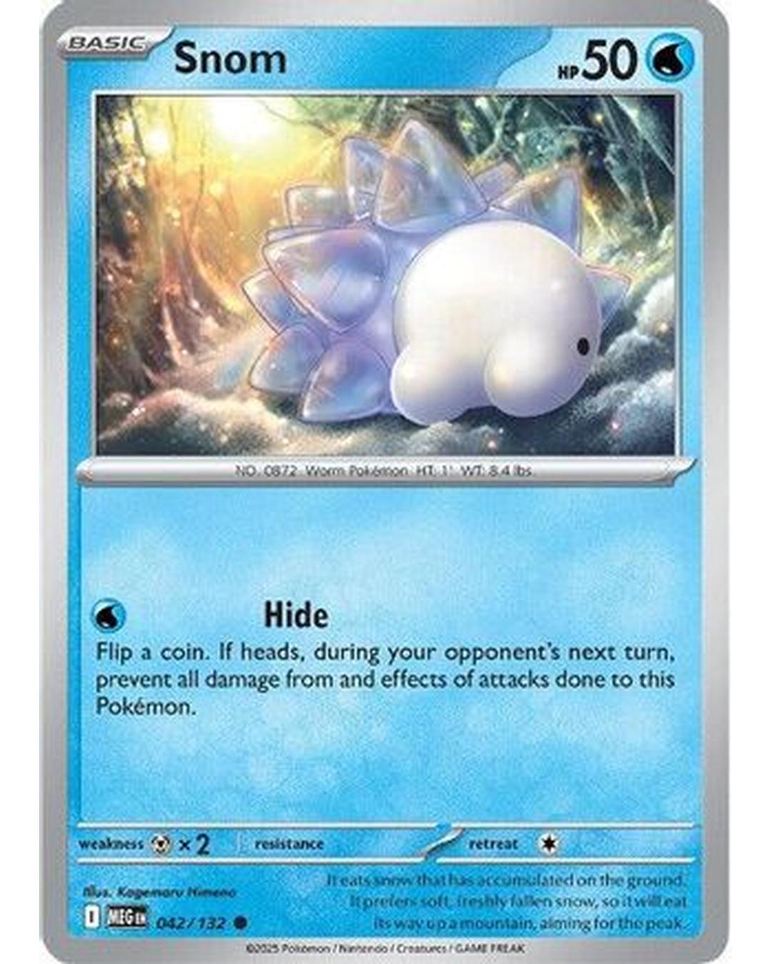 Snom 042/132  - Reverse Holofoil ME01 Mega Evolution - Common