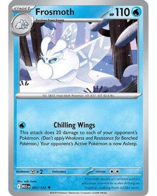 Frosmoth 043/132  ME01 Mega Evolution - Uncommon