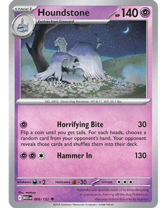 Houndstone 066/132  ME01 Mega Evolution - Uncommon