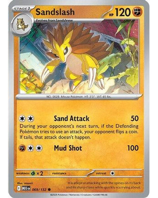 Sandslash 069/132  ME01 Mega Evolution - Common
