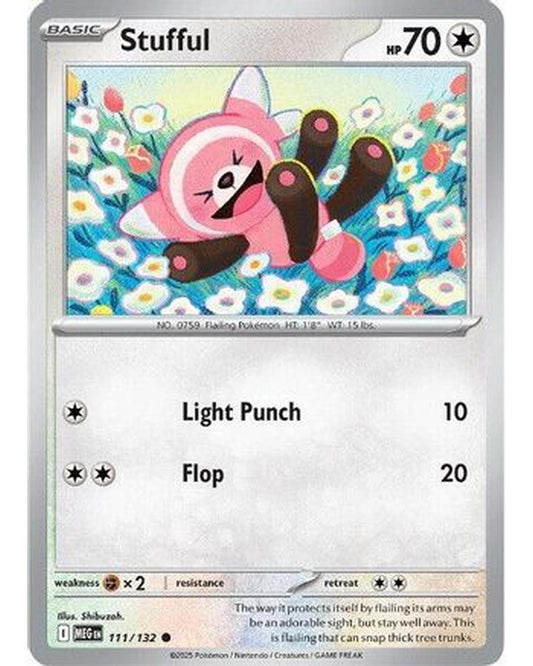 Stufful 111/132  - Reverse Holofoil ME01 Mega Evolution - Common