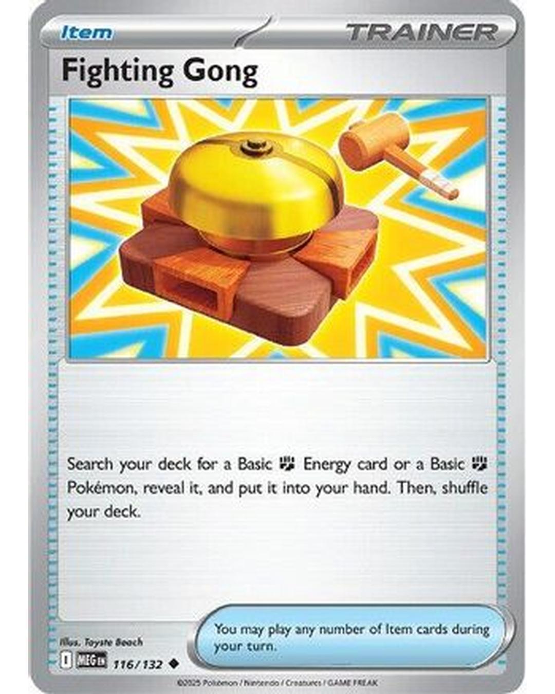 Fighting Gong 116/132  ME01 Mega Evolution - Uncommon