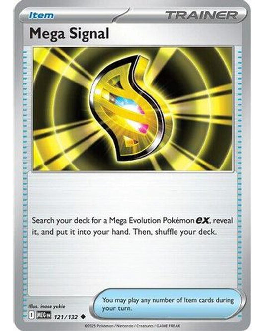 Mega Signal 121/132  - Reverse Holofoil ME01 Mega Evolution - Uncommon