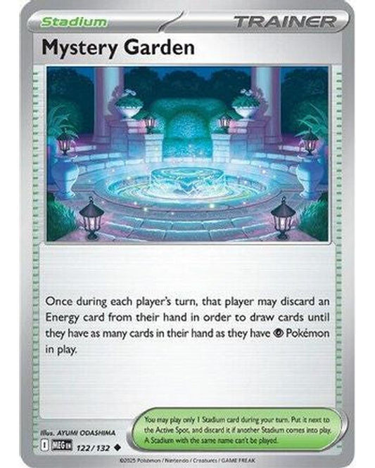 Mystery Garden 122/132  ME01 Mega Evolution - Uncommon
