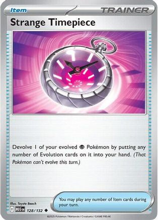 Strange Timepiece 128  - Reverse Holofoil ME01 Mega Evolution - Uncommon
