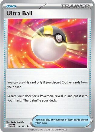 Ultra Ball 131  - Reverse Holofoil ME01 Mega Evolution - Common