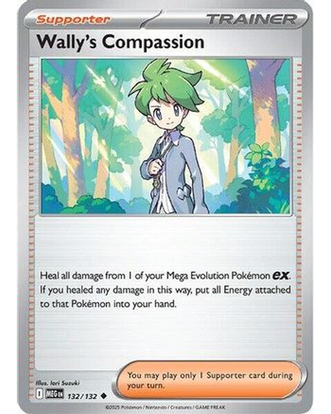 Wally's Compassion 132/132  ME01 Mega Evolution - Uncommon