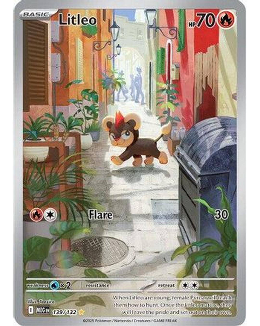 Litleo 139/132  - Holofoil ME01 Mega Evolution - Illustration Rare