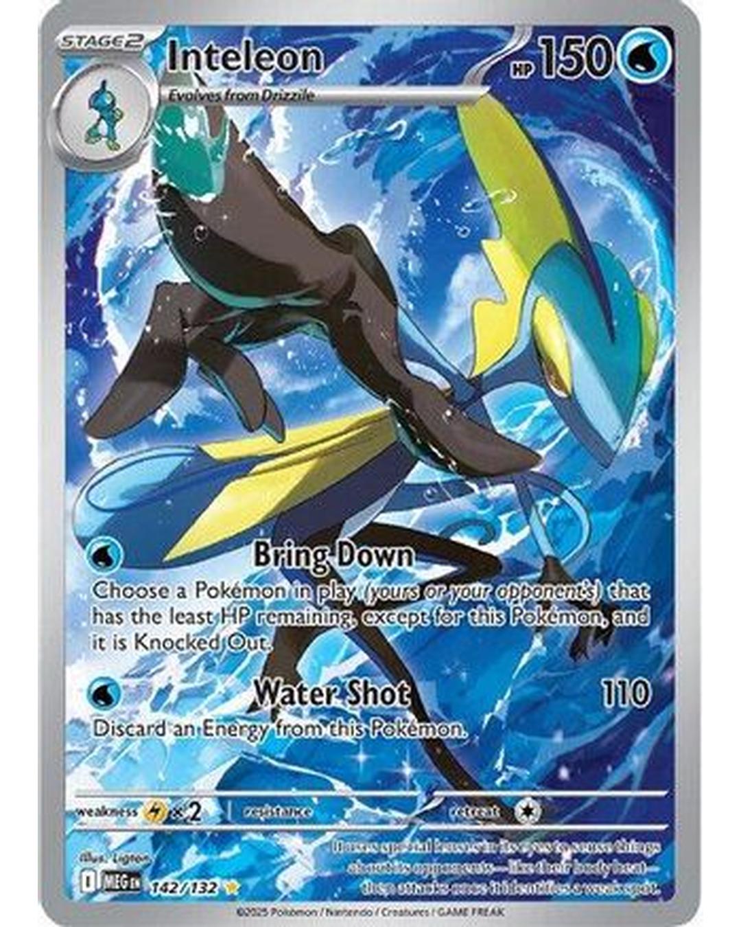 Inteleon 142/132  - Holofoil ME01 Mega Evolution - Illustration Rare