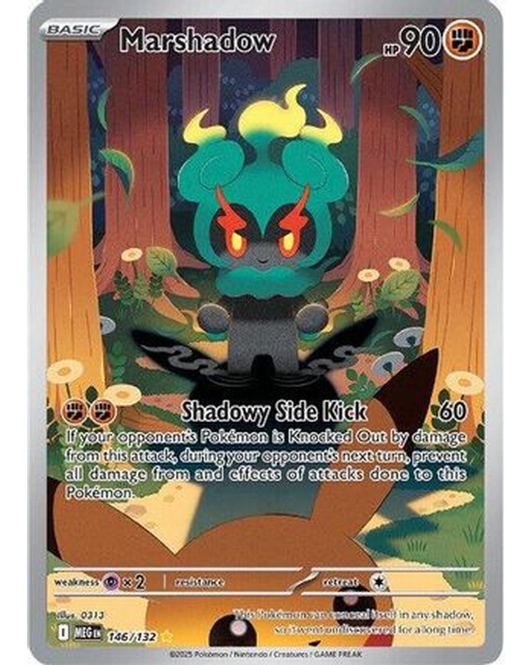 Marshadow 146/132  - Holofoil ME01 Mega Evolution - Illustration Rare