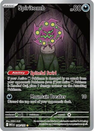 Spiritomb 148/132  - Holofoil ME01 Mega Evolution - Illustration Rare