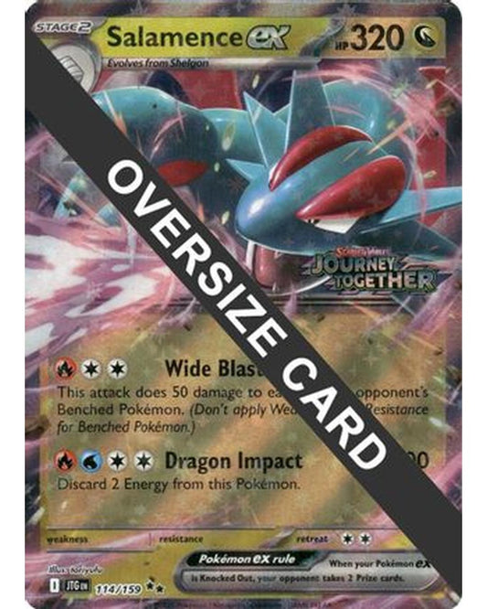 Salamence ex 114/159  - Holofoil Jumbo Cards - Double Rare