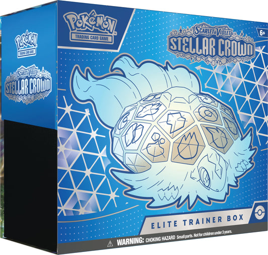 Pokemon TCG Scarlet & Violet - Stellar Crown Elite Trainer Box (ETB)