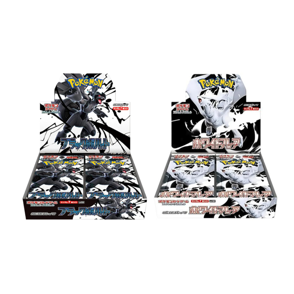 Bolt Bolt & White Flare Standard Booster Box Bundle - Japanese Pokemon TCG - Groovy Collectables