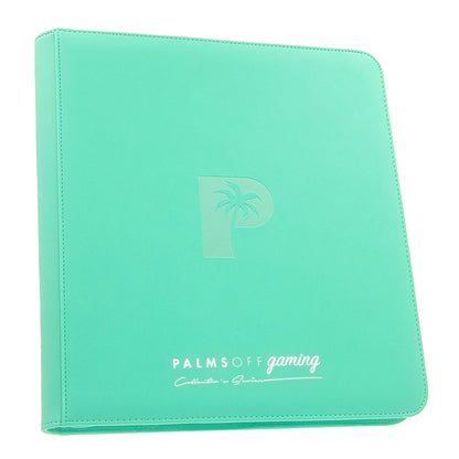 Collector's Series 12 Pocket Zip Trading Card Binder - TURQUOISE - Groovy Collectables