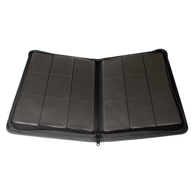 Collector's Series 9 Pocket Zip Trading Card Binder - BLACK - Groovy Collectables