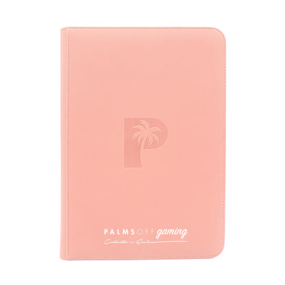 Collector's Series 9 Pocket Zip Trading Card Binder - PINK - Groovy Collectables