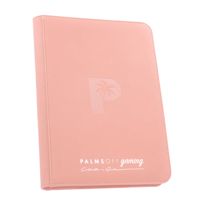 Collector's Series 9 Pocket Zip Trading Card Binder - PINK - Groovy Collectables