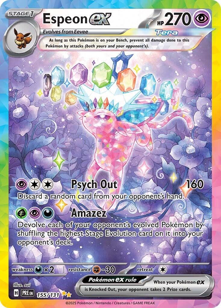 ESPEON EX (155/131)[SCARLET & VIOLET: PRISMATIC EVOLUTIONS ] - Groovy Collectables