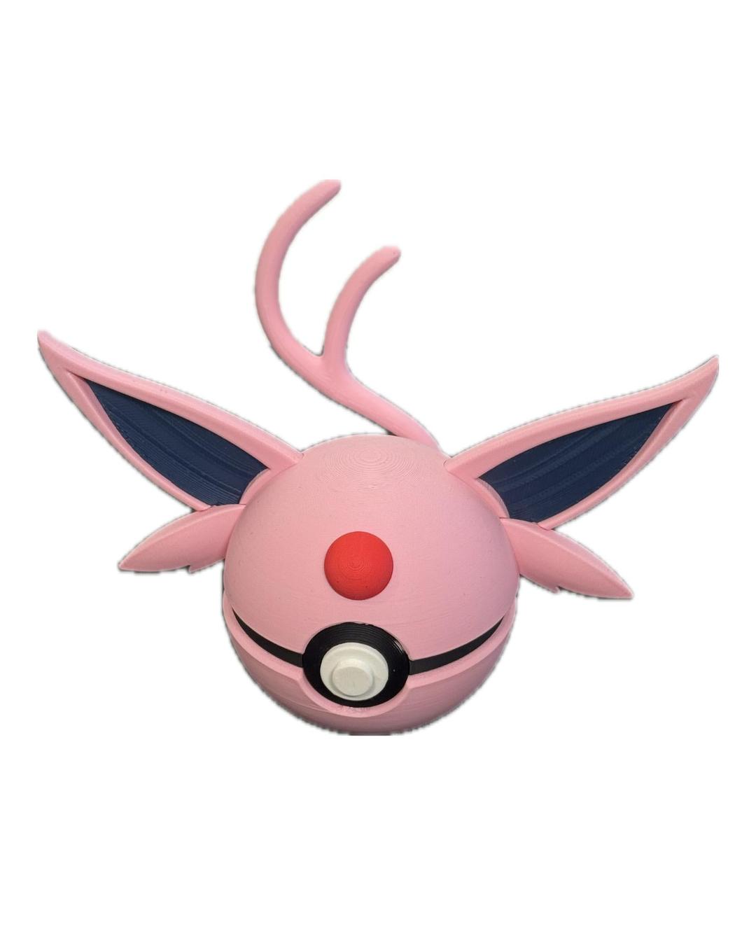Espeon 3D Printed Pokeball - Groovy Collectables