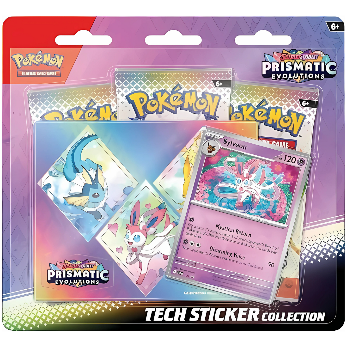 POKÉMON TCG Scarlet & Violet 8.5: Prismatic Evolutions Tech Sticker - Sylveon - Groovy Collectables