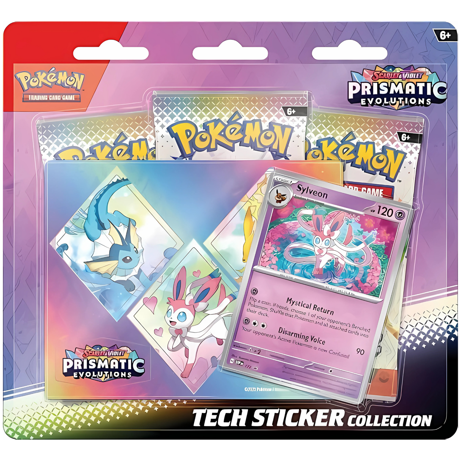 POKÉMON TCG Scarlet & Violet 8.5: Prismatic Evolutions Tech Sticker - Sylveon - Groovy Collectables