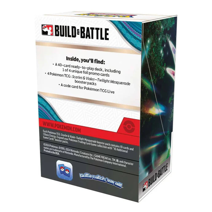 Pokemon TCG Scarlet & Violet - Twilight Masquerade Build & Battle