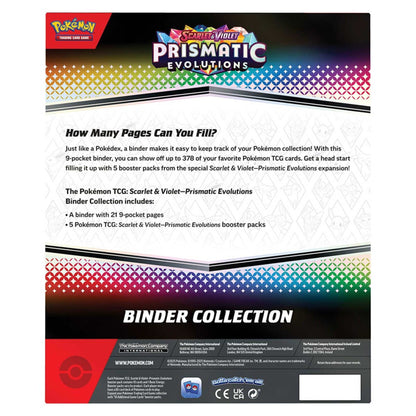 Pokémon TCG Scarlet & Violet 8.5: Prismatic Evolutions Binder Collection - Groovy Collectables