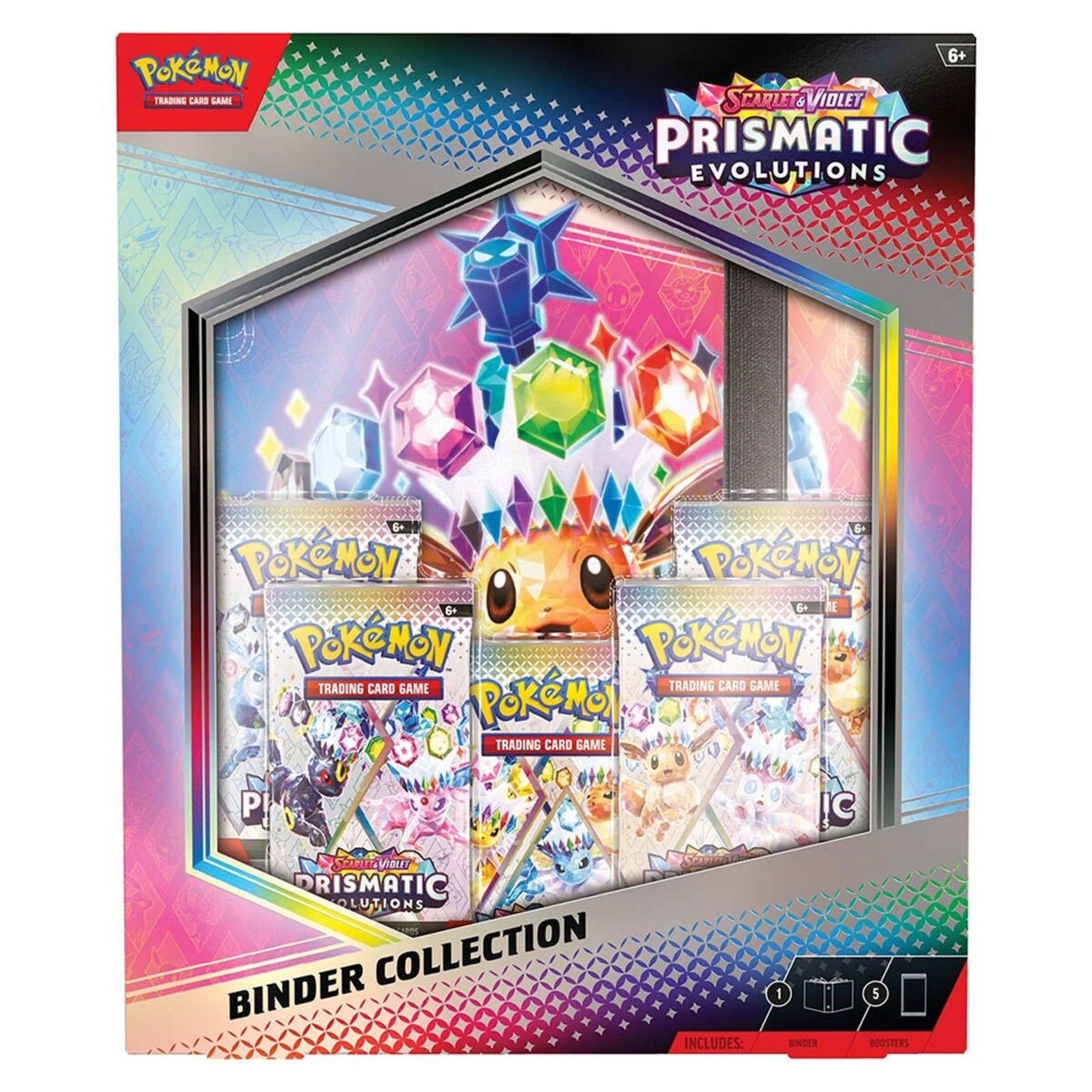Pokémon TCG Scarlet & Violet 8.5: Prismatic Evolutions Binder Collection - Groovy Collectables