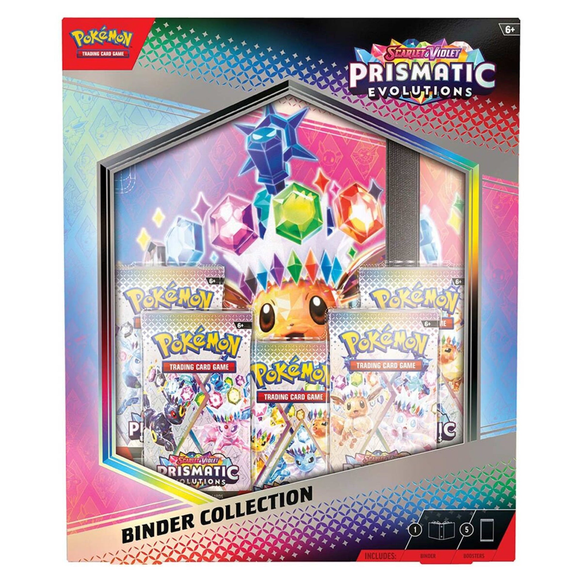 Pokémon TCG Scarlet & Violet 8.5: Prismatic Evolutions Binder Collection - Groovy Collectables