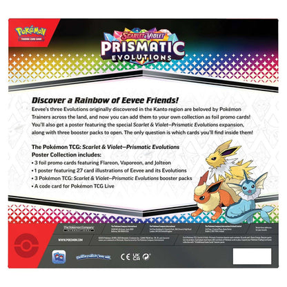 Pokémon TCG: Scarlet & Violet 8.5: Prismatic Evolutions Poster Collection - Groovy Collectables