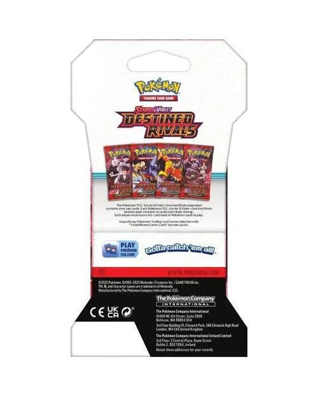 Pokémon TCG: Scarlet & Violet Destined Rivals Blister Pack - Groovy Collectables