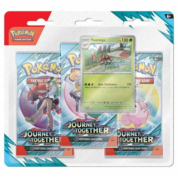 Pokemon TCG Journey Together 3 Pack Blister - Groovy Collectables