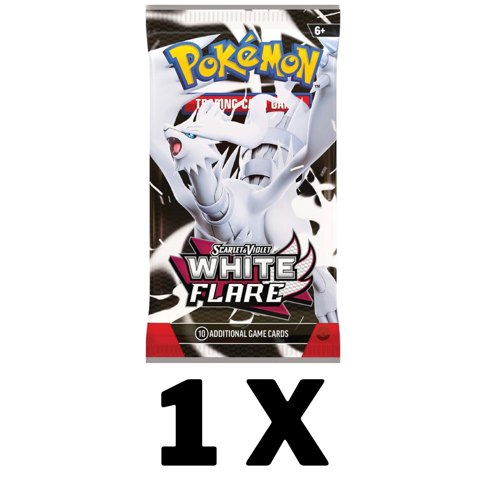 Pokemon TCG Scarlet Scarlet & Violet - White Flare Booster Pack - Groovy Collectables