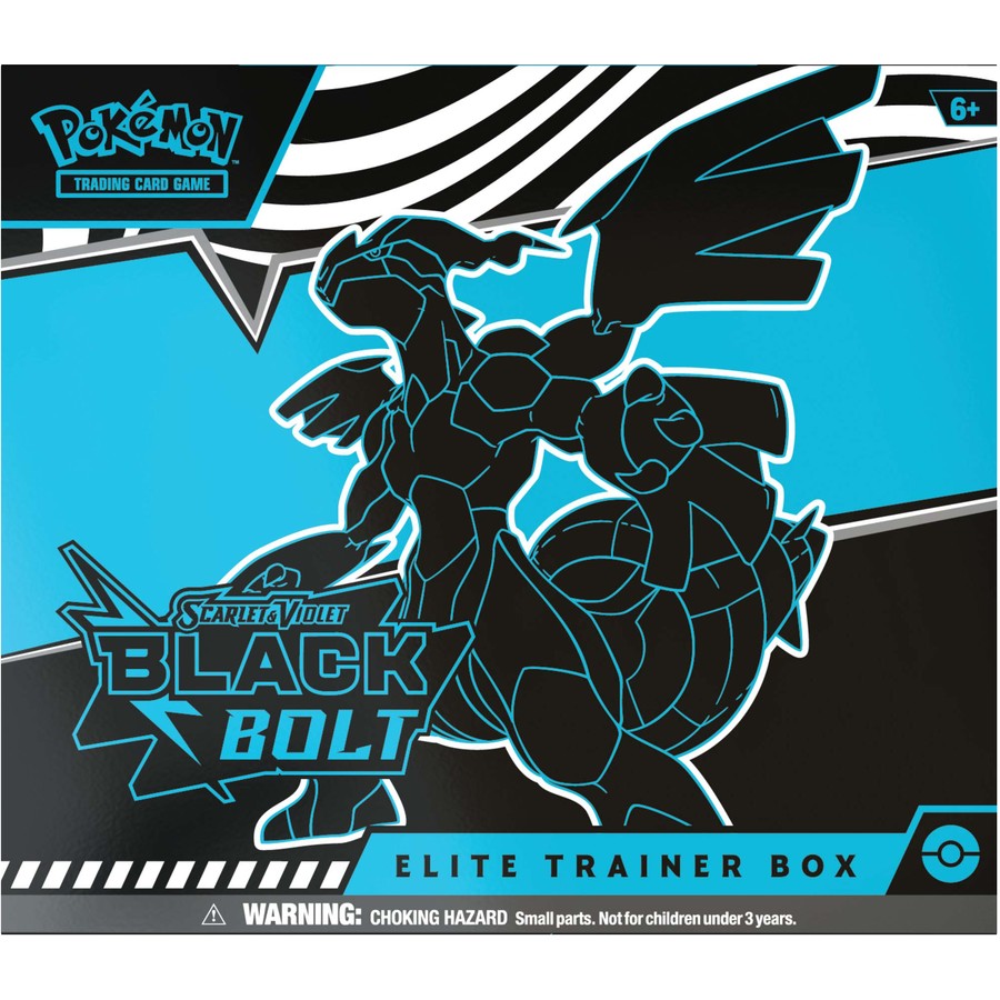 Pokemon TCG Scarlet & Violet - Black Bolt Elite Trainer Box - Groovy Collectables