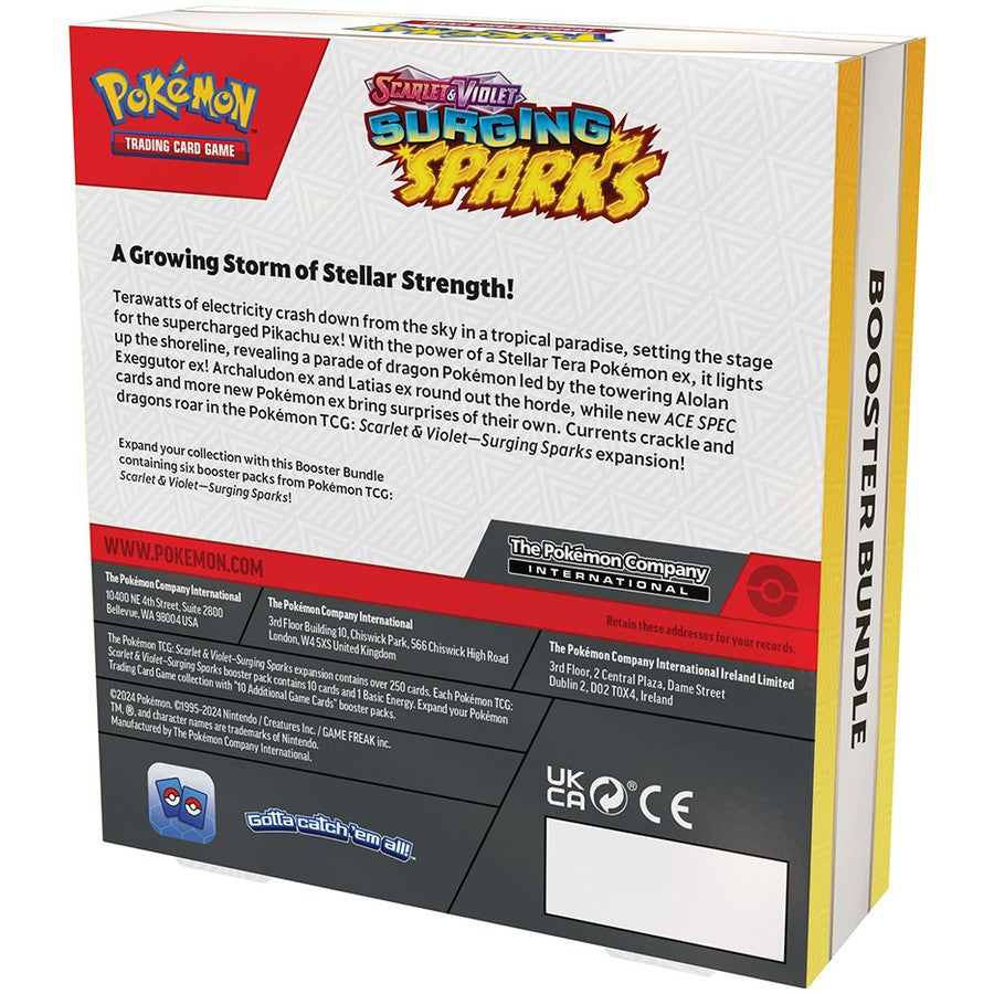 Pokemon TCG Scarlet & Violet: Surging Sparks Booster Bundle - Groovy Collectables