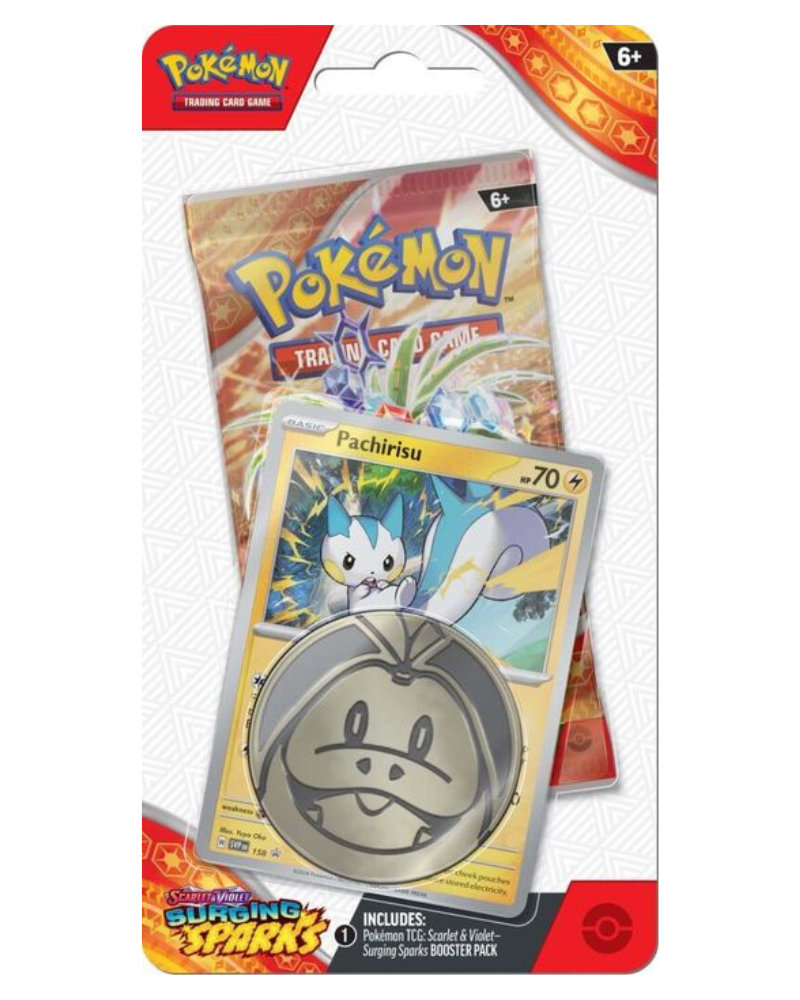 Pokemon TCG Scarlet & Violet - Surging Sparks Checklane Blister - Groovy Collectables