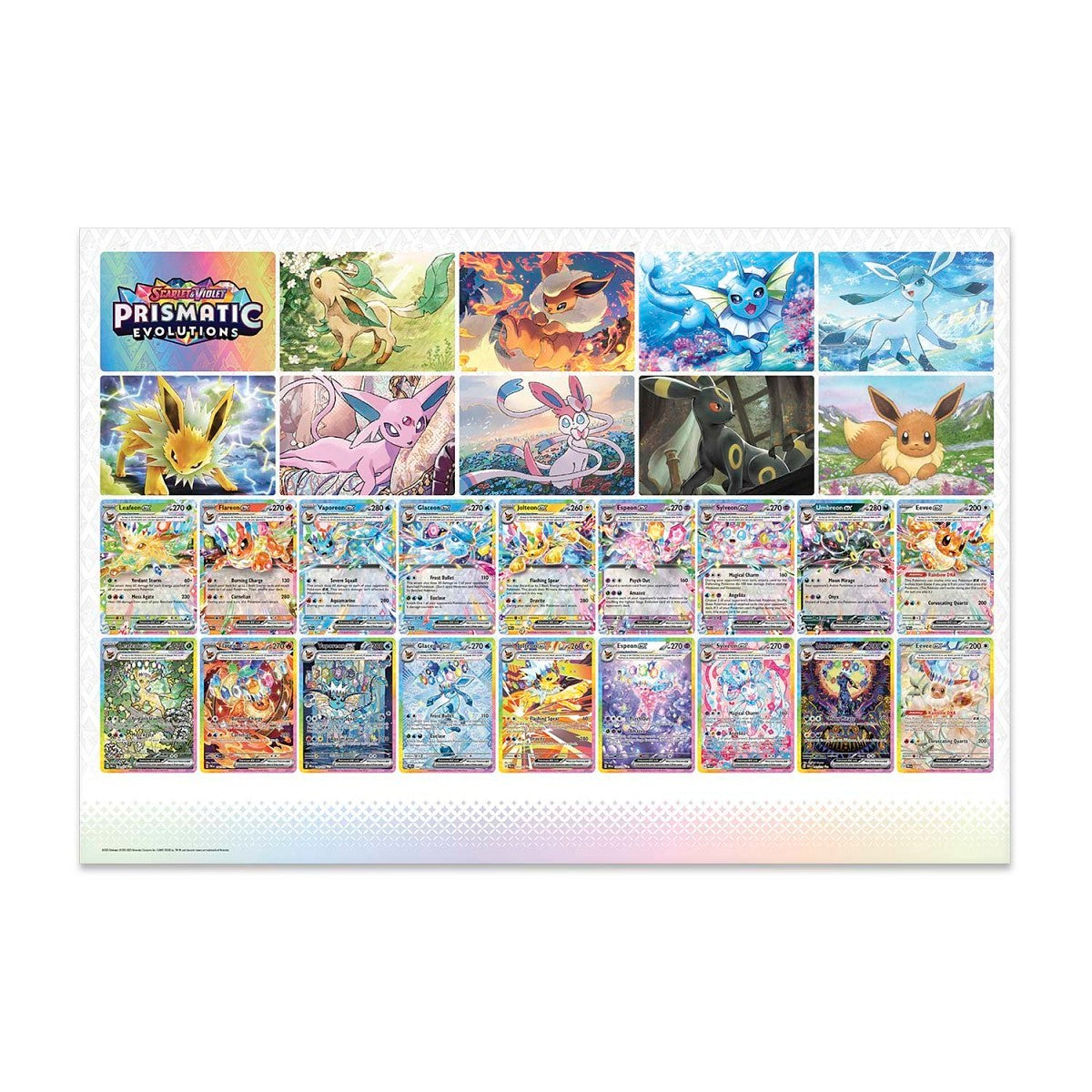 Prismatic Evolutions Poster - Groovy Collectables