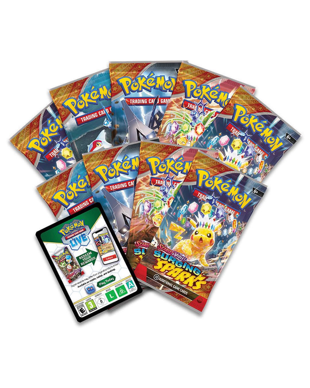 Pokemon TCG Scarlet & Violet Surging Sparks Elite Trainer Box