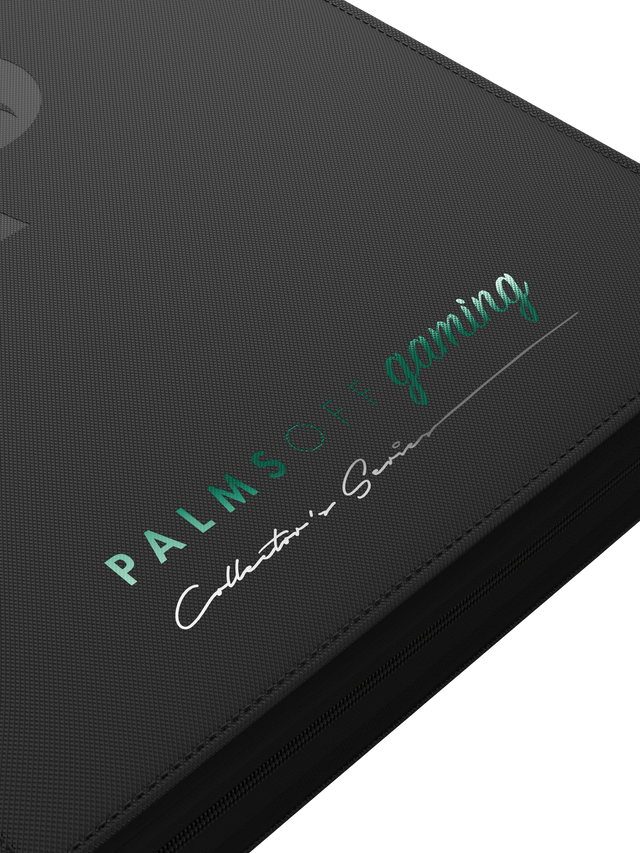 Collector's Series TOP LOADER Zip Binder - CLEAR - Black