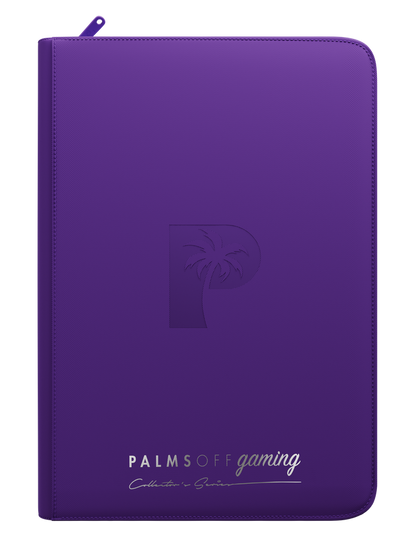 Collector's Series Top Loader Zip Binder - CLEAR - Purple