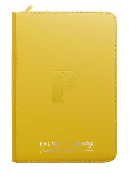Collector's Series Top Loader Zip Binder - CLEAR - Yellow