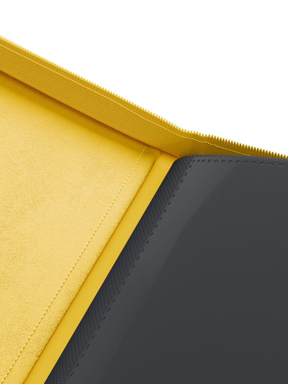 Collector's Series Top Loader Zip Binder - CLEAR - Yellow