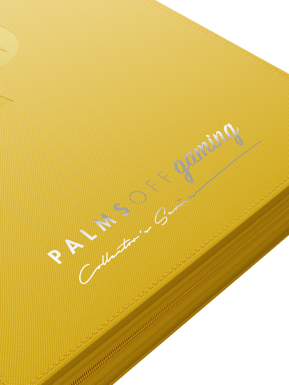 Collector's Series Top Loader Zip Binder - CLEAR - Yellow