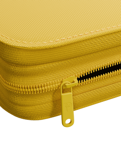 Collector's Series Top Loader Zip Binder - CLEAR - Yellow